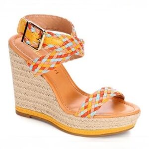 Madden Girl platform Wedge Espadrille Sandals